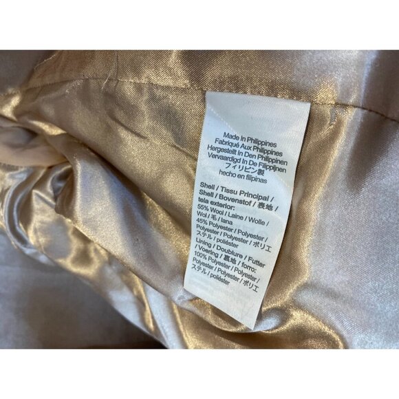 J. Crew Lousia Lady Jacket Cropped Pale Blue Maritime Tweed BJ987 Size 16 - Picture 13 of 14